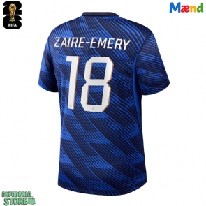 Frankrig Warren Zaire-Emery #18 Replika Hjemmebanetrøje VM 2026 Kortærmet